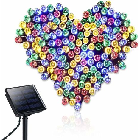 MINKUROW Stringa Di Luci Solari Impermeabili 22m 200 Luci Di Stringa Led 8 Modalità Di Illuminazione Stringa Di Luci Per Giardino Esterno (1/5)