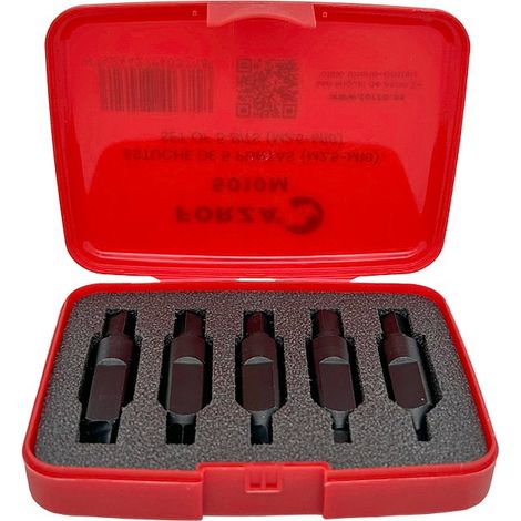 Puntas extractoras m2,5-m10 phillips/allen, 5010m, juego de 5 piezas