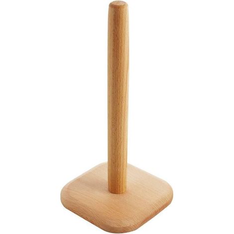 Porte-essuie-tout en bois, support sur pied pour plan de travail, table à manger, base carrée