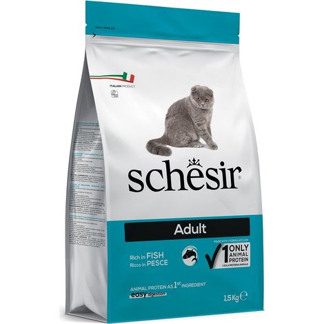 Schesir Cat Adult Mantenimento Pesce  - Schesir Cat Adult Mantenimento Pesce - Sacco Da 400 Gr (1/2)