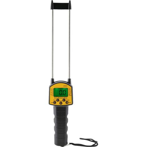 Misuratore di umidità, misuratore di umidità, misuratore di umidità del grano retroilluminato per misurare il contenuto di umidità di mais e riso -Crezuo