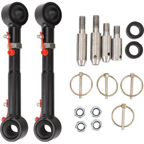 The front stabilizer bar links disconnect, adjustable faster disconnect system for 2.5 to 6 inch lifts Wrangler JK 2007 – 2018. (1/5)