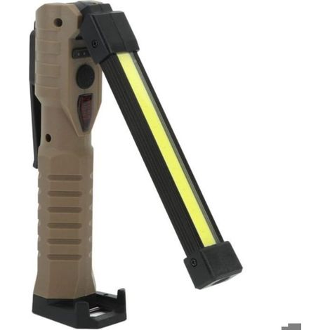 Lampe De Poche LED COB - Rechargeable USB-C - Base Magnétique Et Crochet De Suspension - 7 Modes D'éclairage - Pour Camping Randonnée Urgence - 1 Pièce (1/4)