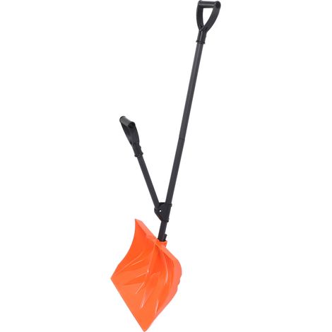 Pelle à neige à double usage, Portable, économie d'effort, poignée antidérapante, retrait pour jardin extérieur