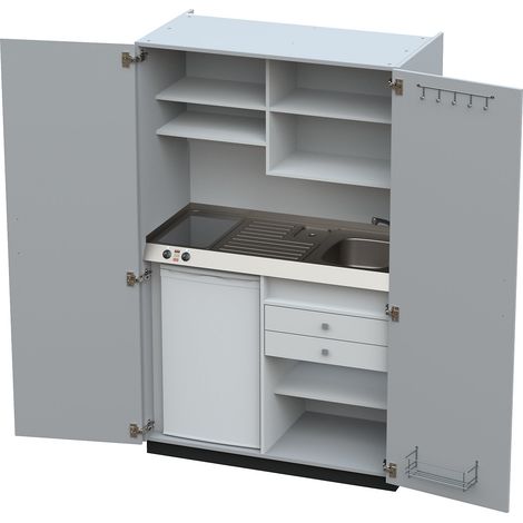 FRANKEL kaiserkraft, Module de cuisine avec portes battantes, 2