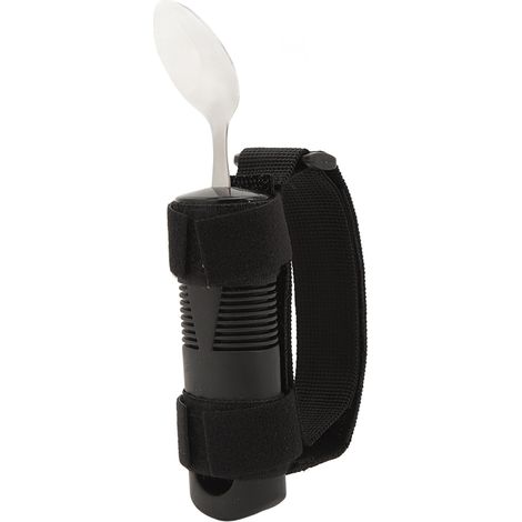 Cuillère Adaptée pour Tremblements de la Main, Ustensiles de Mange Anti-Dérapants pour Personnes Âgées et Adultes en Situation de Handicap (1/5)