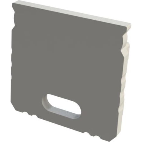 AL12-GLS3-LW-EC-O: GLS3/GLG5 Endkappe weiß mit Loch