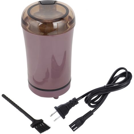 Portable Electric Coffee Bean Labor-saving Machine Grains Nuts Grinder (110V US Plug Purple) (1/5)