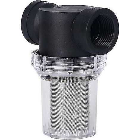 Filtre de purification en ligne à mailles pour jardin, pompe d'irrigation, crépine durable, compatible avec tous les tuyaux, 1 piè (1/5)