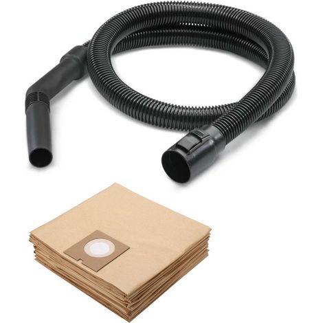 Accessoires de Tuyau Compatible Karcher Série NT 1 avec Tuyau 2,5m et 5 Sacs Pour Aspirateur - (1/2)