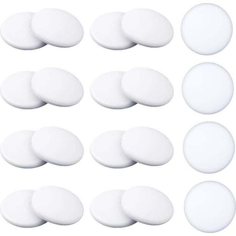 20-teiliger Türstopper-Wandschutz, selbstklebender Stoßdämpfer, wiederverwendbare, stoßdämpfende Silikon-Wandschützer für Türklinken mit Klebefläche und stoßdämpfendem Gel zum Schutz (1/5)