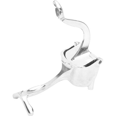 Presse-agrumes manuel, presse-citron, presse-citrons, pince à citron en alliage d'aluminium, petit presse-agrumes ménager, argenté. (1/5)