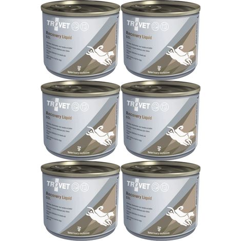 TROVET Recovery Liquid CCL - aliment humide pour chiens et chats - 6 x 190 g