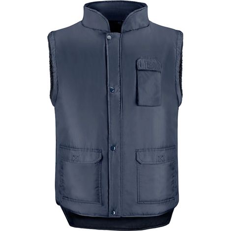 gilet multitasche blu xl, gilet in poliestere con 3 tasche esterne e una interna, gilet da lavoro, gilet da lavoro, gilet da lavoro, gilet da lavoro (1/2)