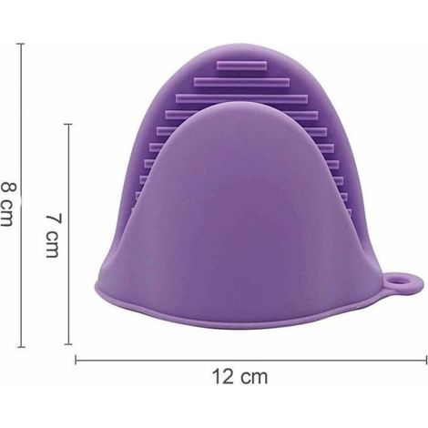 Mitaines De Four - Silicone Alimentaire Sans BPA - Résistantes Jusqu'à 230 °C - Antidérapantes - Pour Cuisinières Et Micro-ondes - 2 Pièces (1/4)
