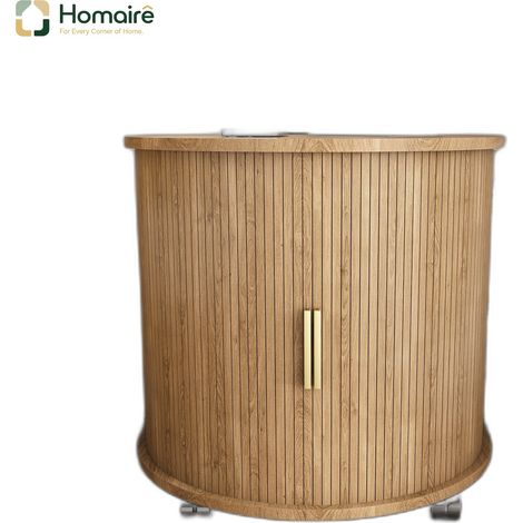 Aufbewahrungseinheit mit Schubladen, beige, im Holzdekor 60 x 60 x 60 cm HOMAIRE (1/5)