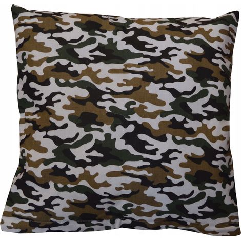 Federa in cotone MORO, fantasia militare, per cameretta da ragazzo, 40x40