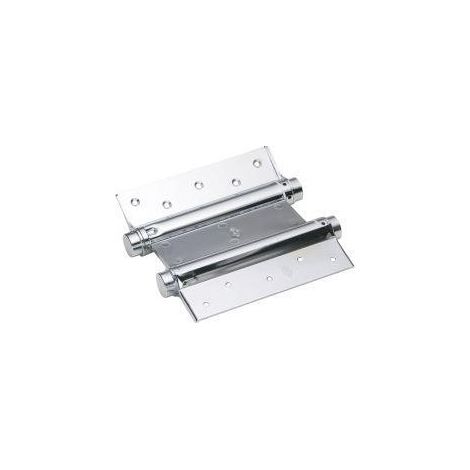 Bisagras para puertas dobles, doble efecto, Acero galvanizado Tamaño 39 175 mm