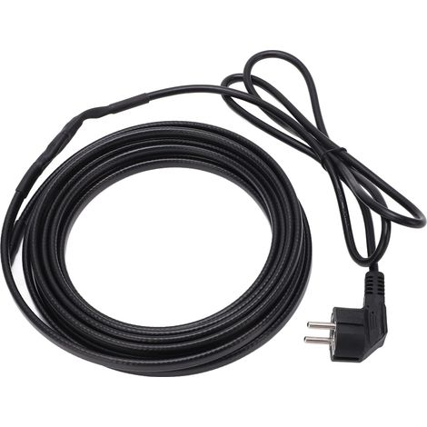 Self Regulating Heating Cable 5m IP68 - Heating Strip for Outdoor Pipes - Winter Frost Protection - Weatherproof - Self-Regulating Heating for Drains (1/5)