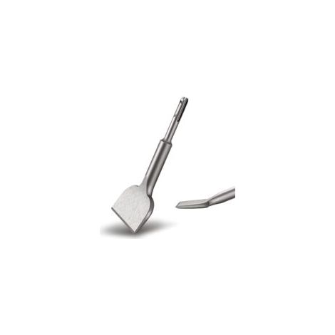 Burin SDS PLUS Carrelage, Ciseau à Carrelage 165mm x 75mm Haute Qualité Nouvellement Améliorés, Burin pour Carreleur, Ciseau à Tuiles Courbé Ciselé pour Céramique et Carreaux de Sol (1/5)