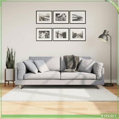 Tapis - FAFEISY - 375511 - Carré 120x120 cm - Crème (Beige) - 100% polyester, OEKO-TEX (1/5)