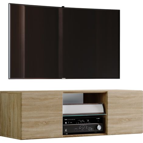 Bois Meuble Télévision Wall Meuble Meuble Télévision Fernseh Jusa 115 40x115x36 - VCM (1/3)
