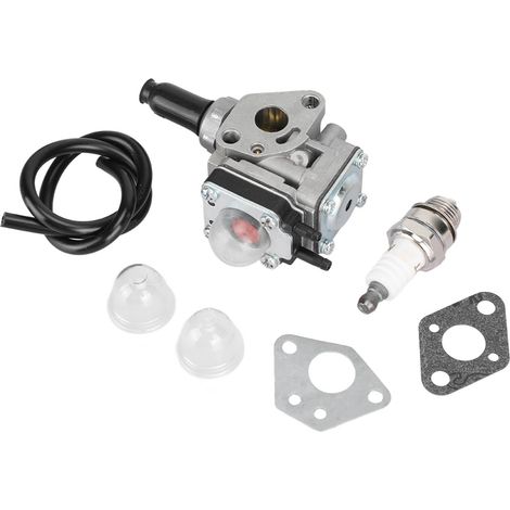 Vergaser-Reparatursatz mit Ölschlauchdichtung und Zündkerze für Rasenmäher, Freischneider und Trimmer KBH48A (1/5)