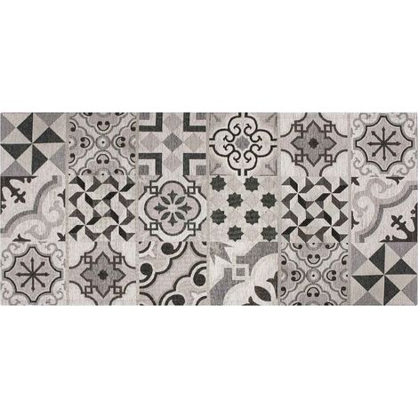 Tappeto Cucina In Ciniglia Arredo Moderno Passatoia Multiuso Ingresso Corridoio Antiscivolo Prodotto Italiano Disegni Piazzati Cotone Varie Misure Lavabile In Lavatrice Lavatrice Cementine Grigio - 57 (1/5)