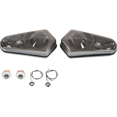 Boîtiers de feux arrière pour VTT, lentilles de feu stop arrière 2411153, remplacement pour Polaris Sportsman 400, 450, 500 et 550, noir (1/5)