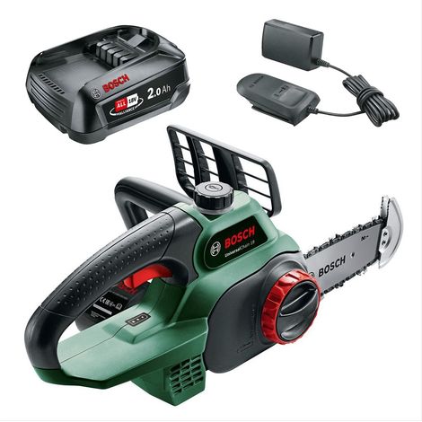 Bosch 18v Cordless Chainsaw 20cm 200mm UniversalChain 18 1 x 2.0Ah Battery (1/5)