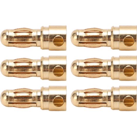10 Stück Bananenstecker, gute Übertragungsleistung, CNC-Technologie, hohe Genauigkeit, DIY-Bananenstecker-Steckverbinder (1/5)