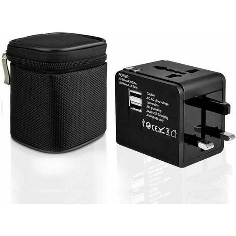 148 Enchufe de conversión multipaís - Adaptador de enchufe de viaje (1/4)