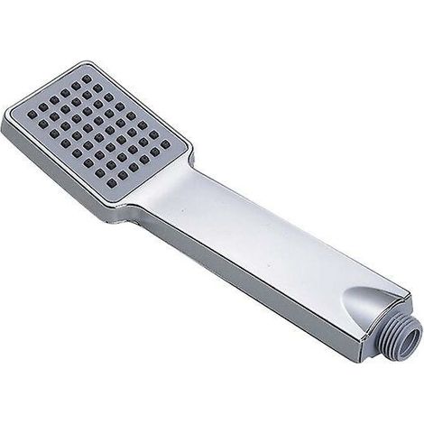 Pommeau de douche carré haute pression, universel, type pluie, économie d'eau pour la salle de bain, argent, une pièce (1/5)