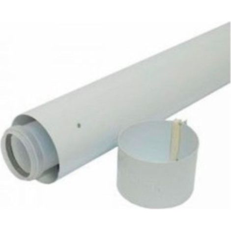 Tubo prolongación 60/100 X 0.5 mt. para calderas de condensación de Saunier Duval (1/2)