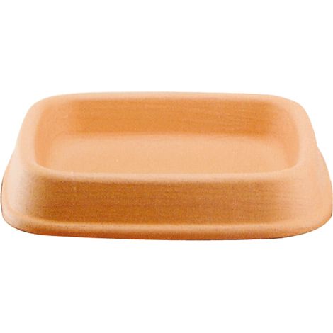 Sottovaso quadrato Zeus Impruneta Di Martino - 25x25 cm per vaso Ø30 cm
