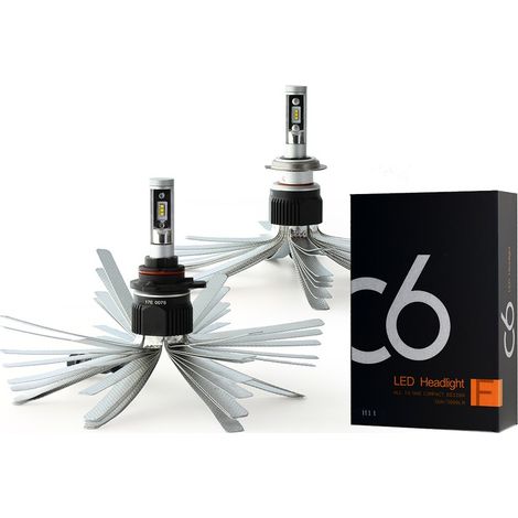 Kit LED H7 + HB3 Xenled - 6000Lm - Moto - 12V/24V (1/4)