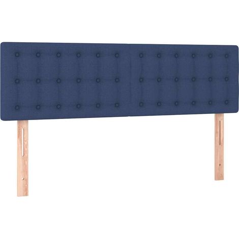 Maison Exclusive - Cabeceros tela azul 144x5x78/88 cm (1/5)