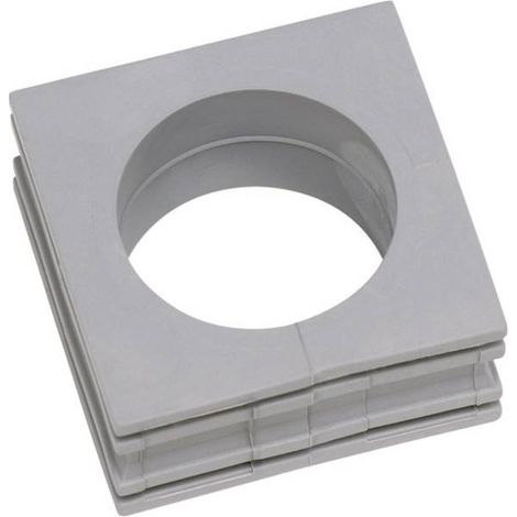 Icotek KT 18 Passacavo scanalato Ø (max.) 19 mm Gomma Grigio 1 pz.