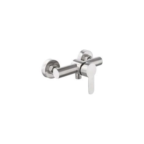Mitigeur de Douche Mural, Robinet Douche Universel Acier inoxydable 304, Mitigeur Monocommande Douche avec Accessoires de Montage pour Eau Froide et Chaude