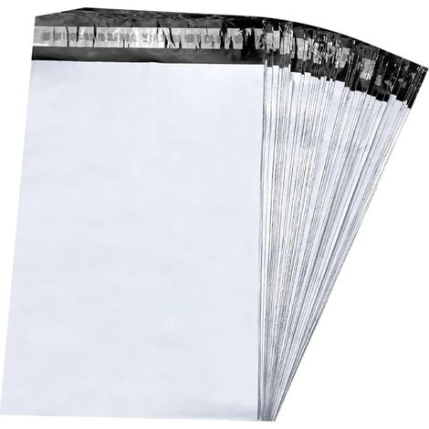 Pochette Expedition - 50 Unites - Polyethylene 60 Microns - Fermeture Auto-Adhesive - Pour Vetements Et Colis - 45x55 Cm (1/4)