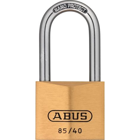 ABUS Vorhangschloss Messing 85/40HB40 vs. Lock-Tag (1/5)