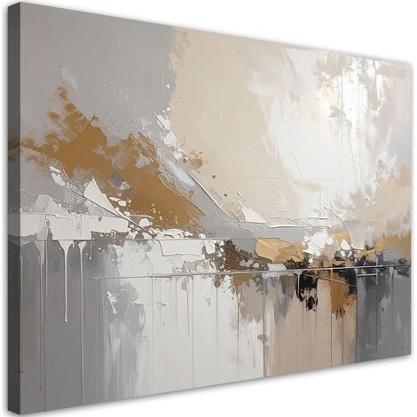 Tableaux, Abstraction moderne beige,30x20 (1/4)