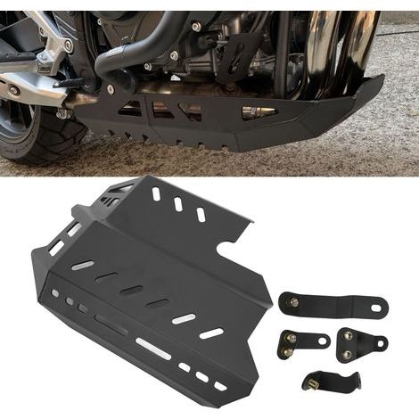 Protector de cárter de motor de acero al carbono para Honda CB500X CB400X 2019-2021, negro - Repuesto para motocicleta (1/5)