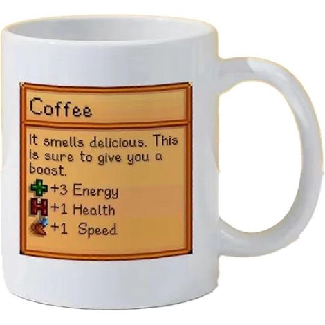 Keramikbecher – Kaffee-/Milchbecher mit Videospielmotiv, großes Fassungsvermögen (1/5)