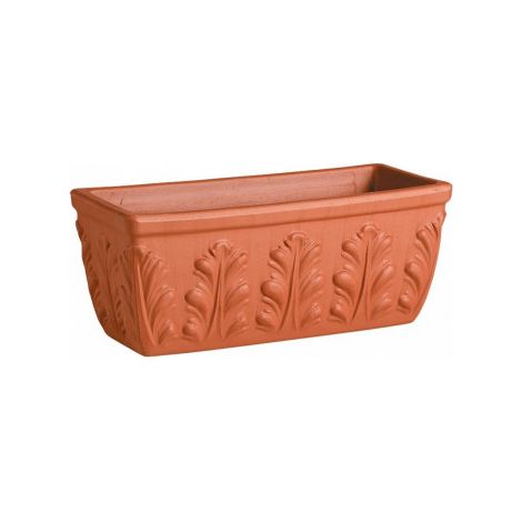 Deroma Fioriera Rettangolare Terracotta - 43 cm