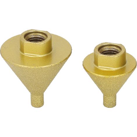 Mèche à chanfreiner pour meuleuse d'angle, fraise de carrelage, élargissement, coupe, fraisage conique, Dia 38mm 50mm avec adaptateur fileté M14 (1/5)