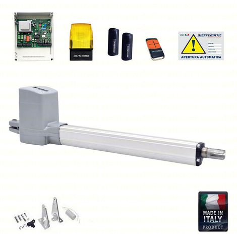 Kit Automazione Dieffematic Bhe Up 400 24v 1 Anta Cancelli Cancello Professionale