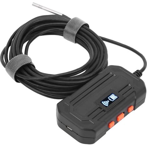 Pipe Inspection Endoscope, Industrial ABS WiFi Endoscope 3.9mm 1080P Camera with 6 LED Lights, 2600mAh Battery for Electrical Drain and Engine Pipe Inspections (1/5)