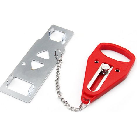 Verrou Porte Portable - Acier Inoxydable - Pour Porte Intérieure Entrée Maison Hôtel Voyage - 1 Pièce