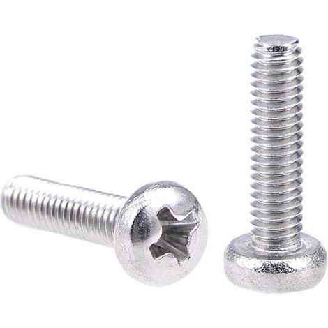 Tornillos Zincado Con Redonda M-5 X 20   - Tornillo de cabeza redonda DIN 7985 (1/2)